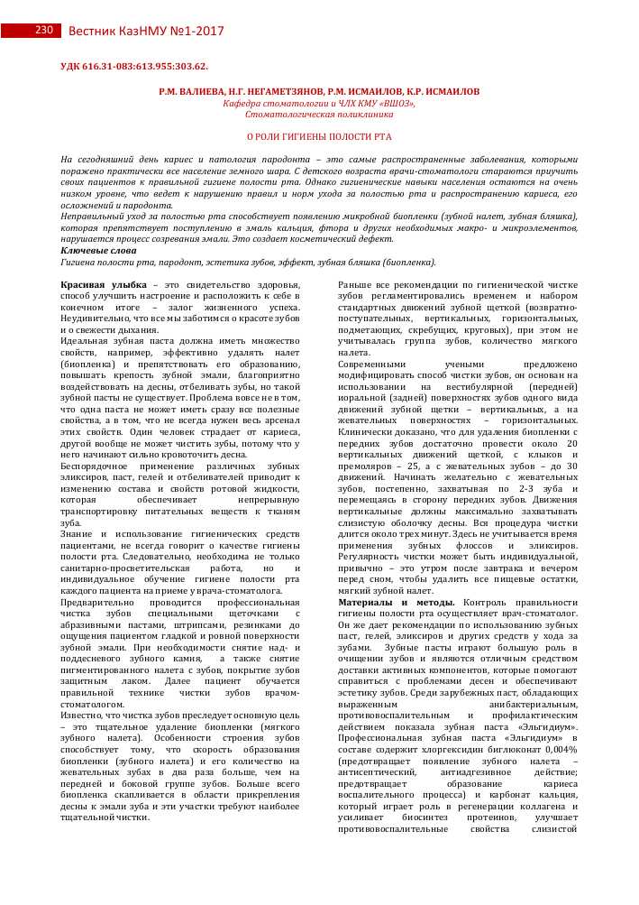 Правильное ухаживание за полостью рта имеет огромное значение